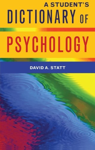 A Student's Dictionary of Psychology von Routledge